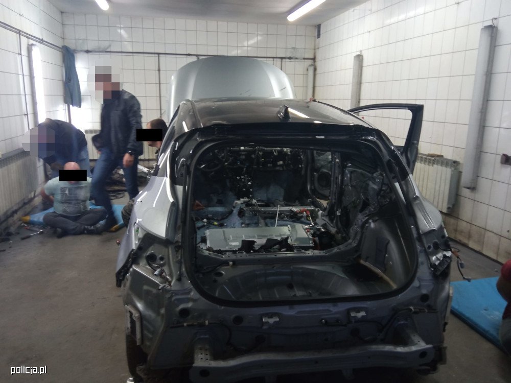 Угон автомобилей в Варшаве - воры