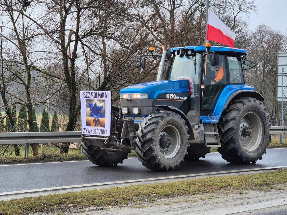 акция протеста фермеры Польши 9 февраля 2024
