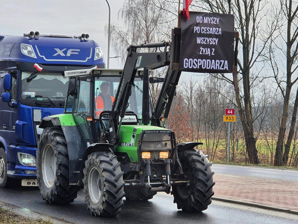 акция протеста фермеры Польши 9 февраля 2024