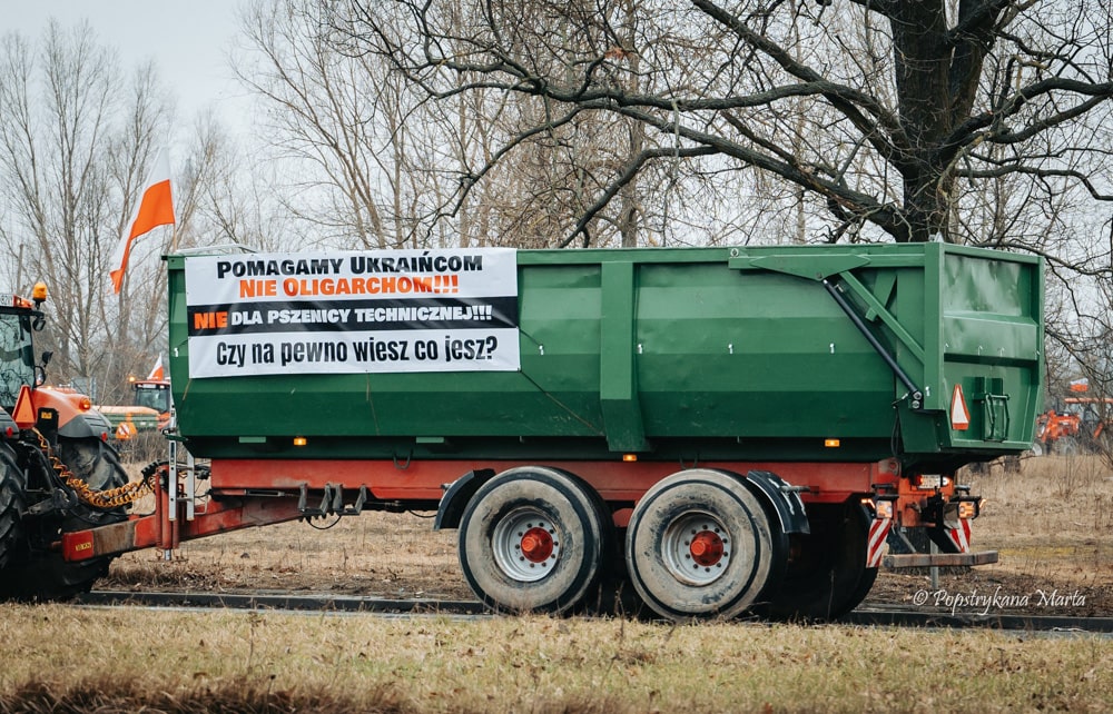 акция протеста фермеры Польши 9 февраля 2024