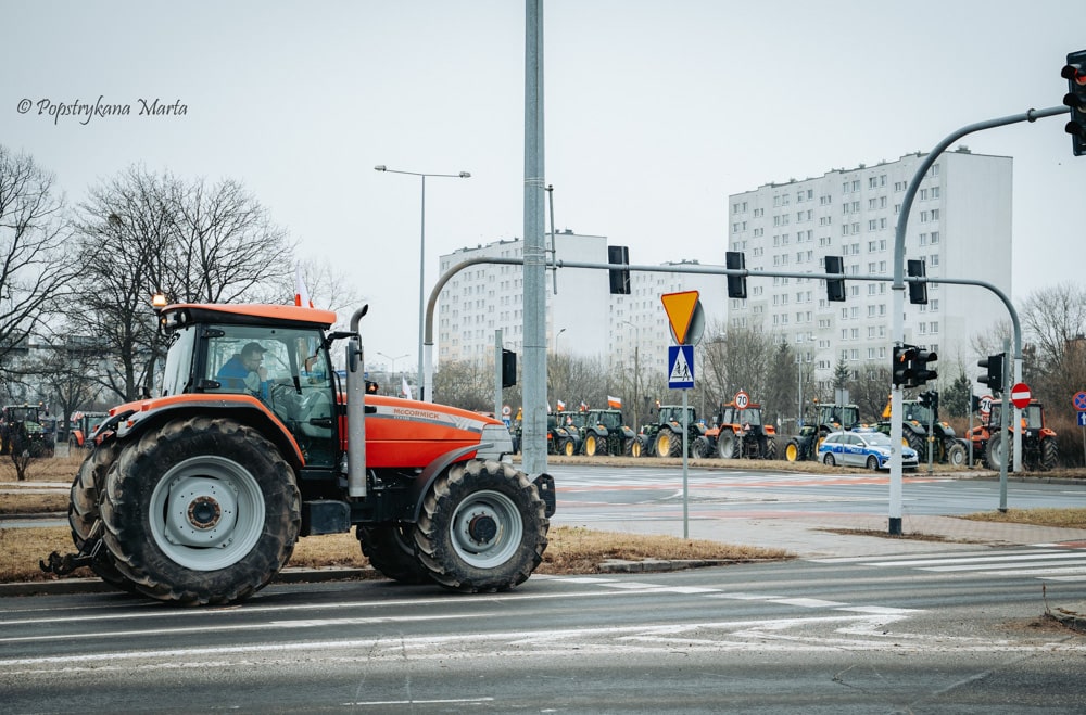акция протеста фермеры Польши 9 февраля 2024