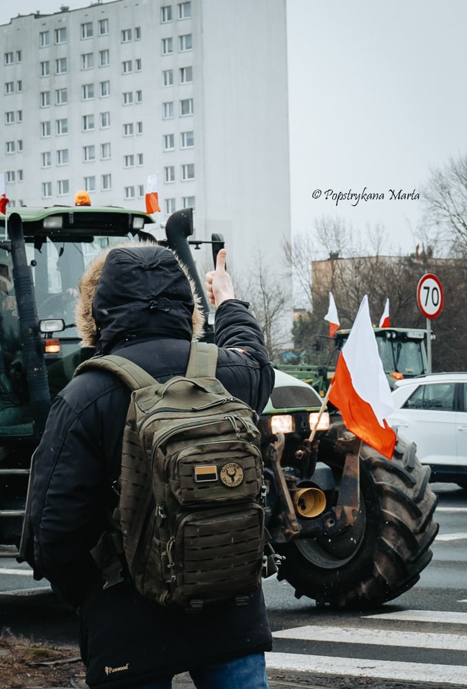акция протеста фермеры Польши 9 февраля 2024