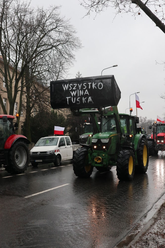 акция протеста фермеры Польши 9 февраля 2024