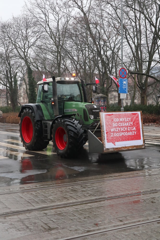 акция протеста фермеры Польши 9 февраля 2024