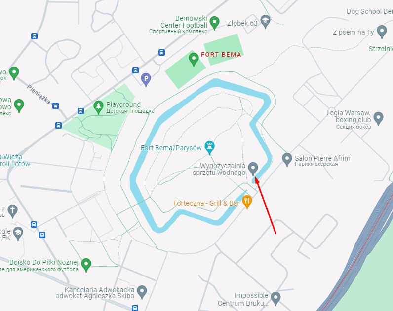 Бесплатные байдарки в Варшаве: стартует сезон 2024 на водоеме у форта Bema