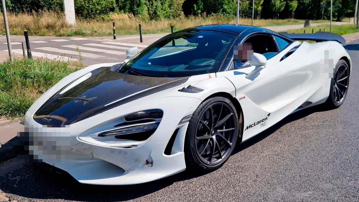 McLaren авария в Варшаве