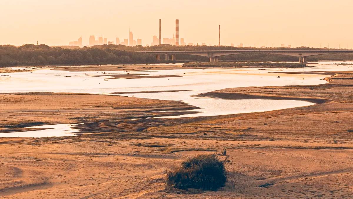 Висла уровень воды рекорд мель