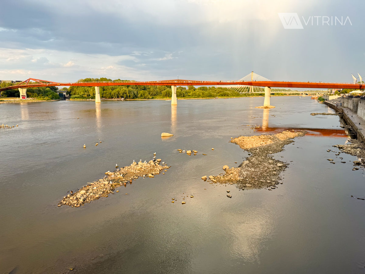 Висла антирекорд уровень воды