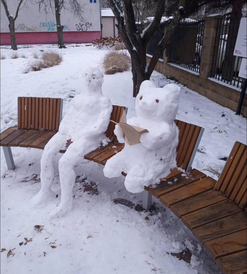 Снеговики в Варшаве