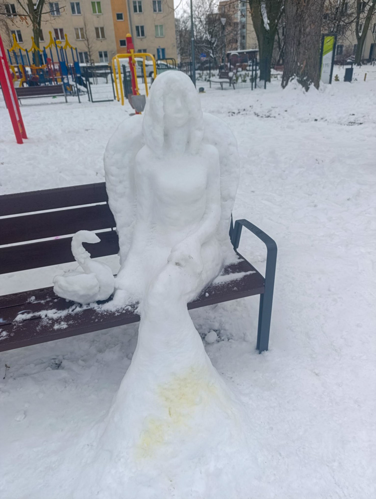 Снеговики в Варшаве