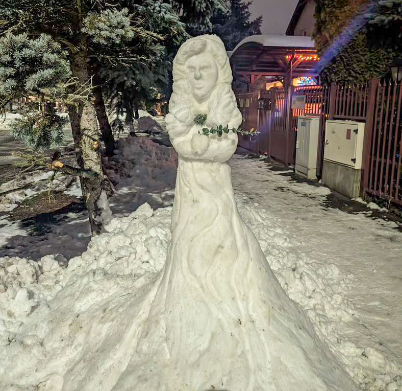 Снеговики в Варшаве