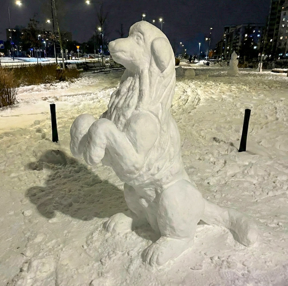 Снеговики в Варшаве