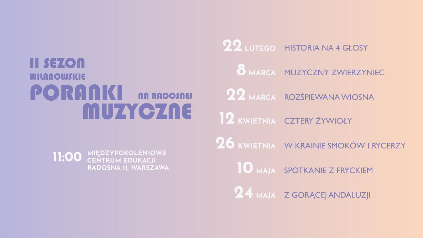 poranki muzyczne