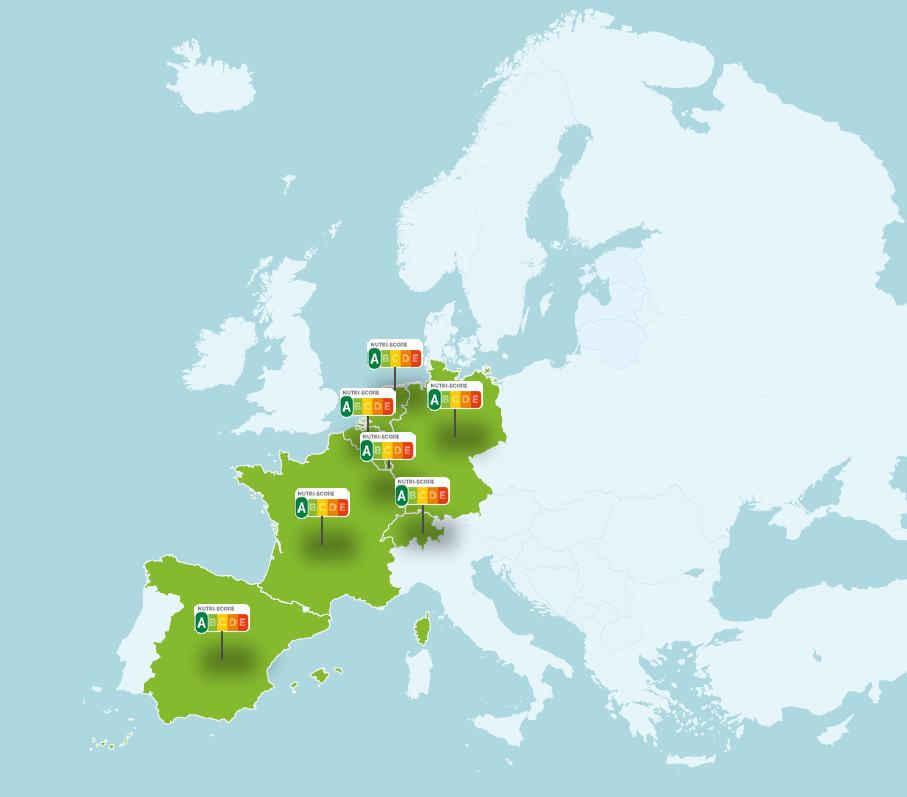 nutri score map
