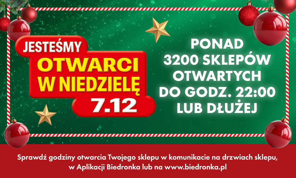 Biedronka 7.12