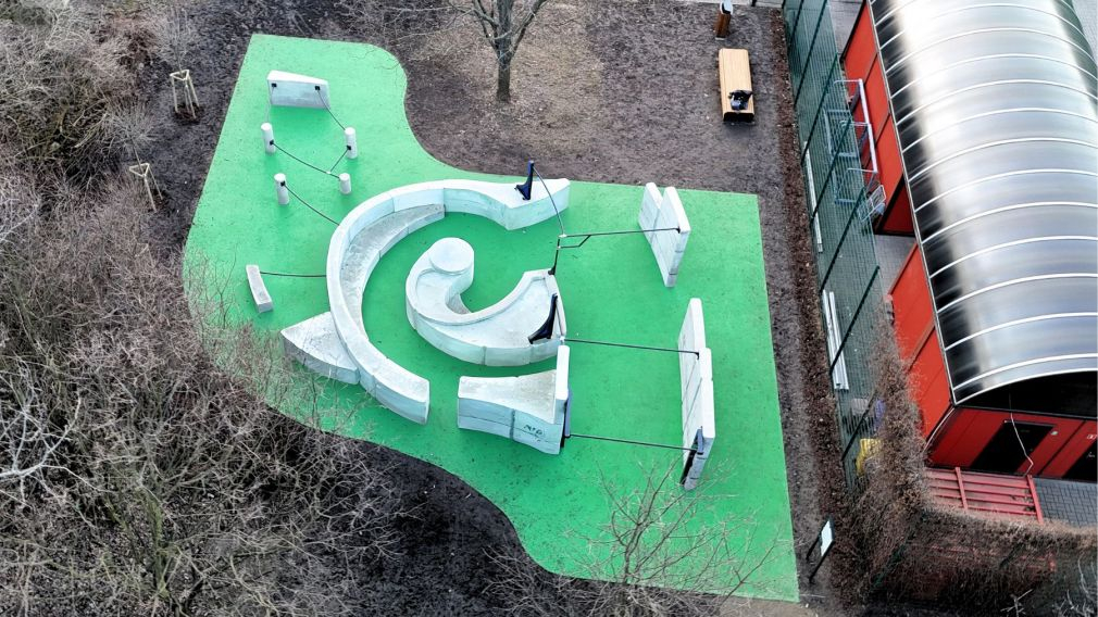 parkour park przy bażantarni warszawa