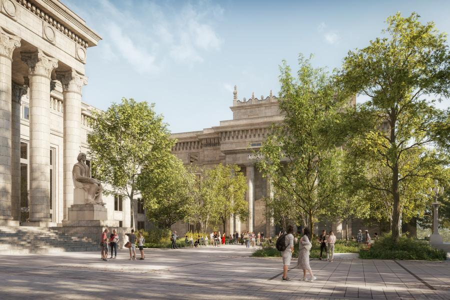 Wizualizacja plac Centralny 1