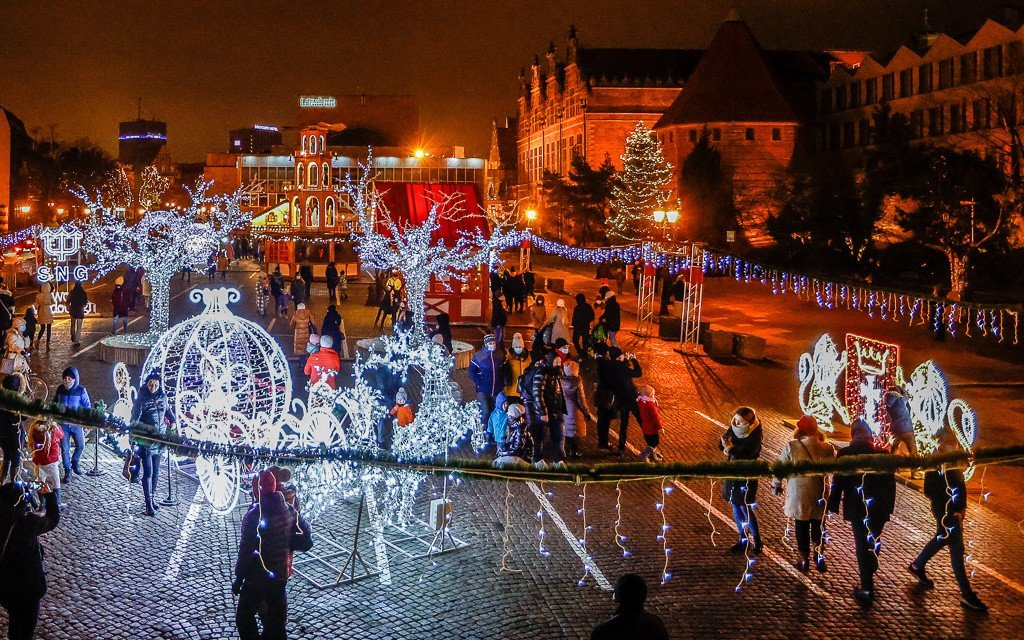 gdansk iluminacja