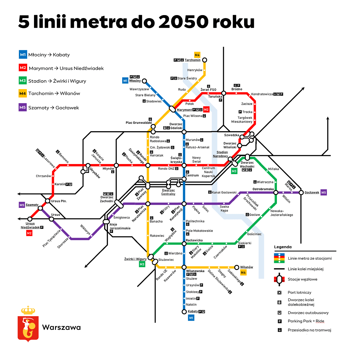 metro 5 linii