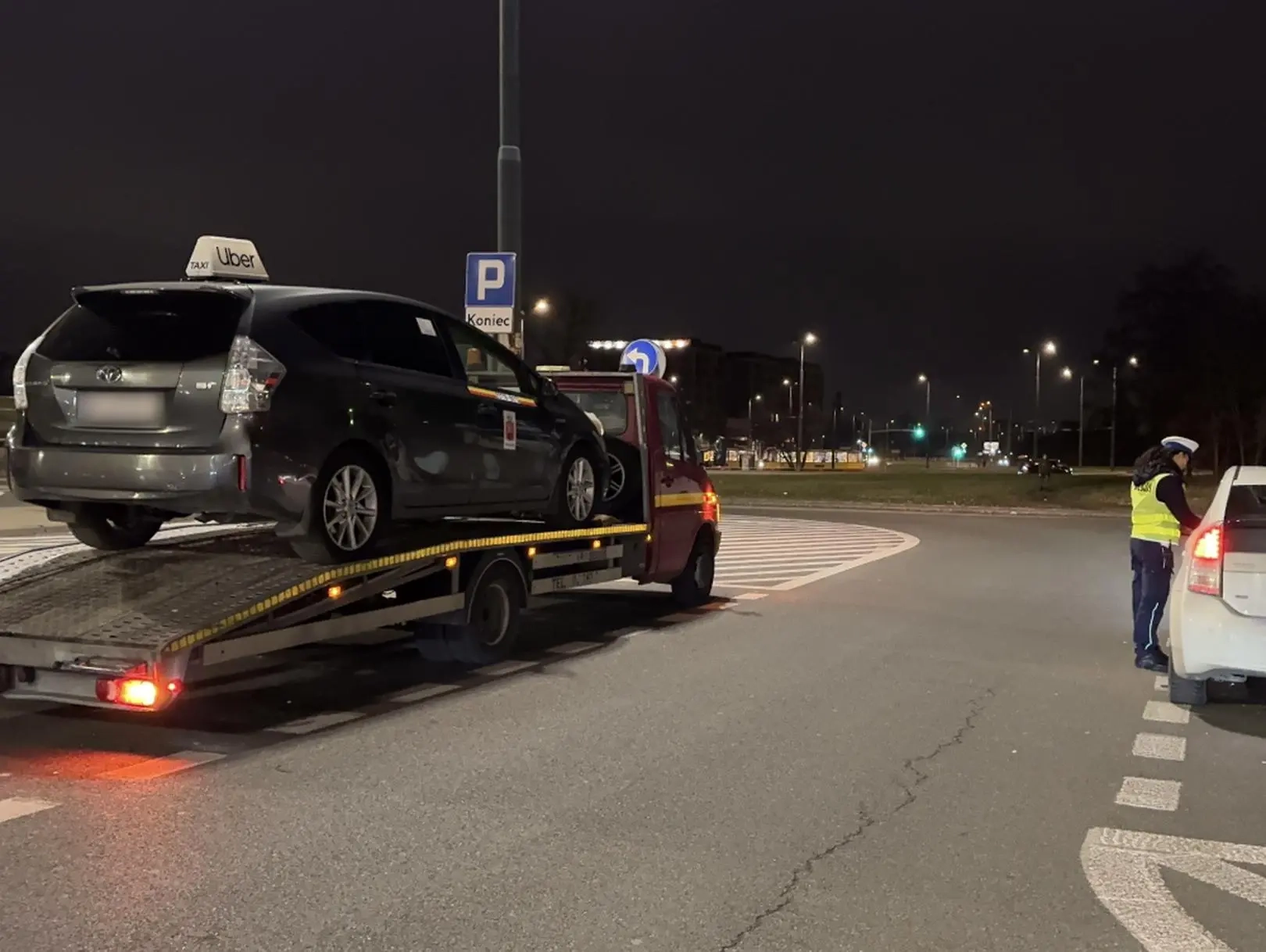 polic taxi