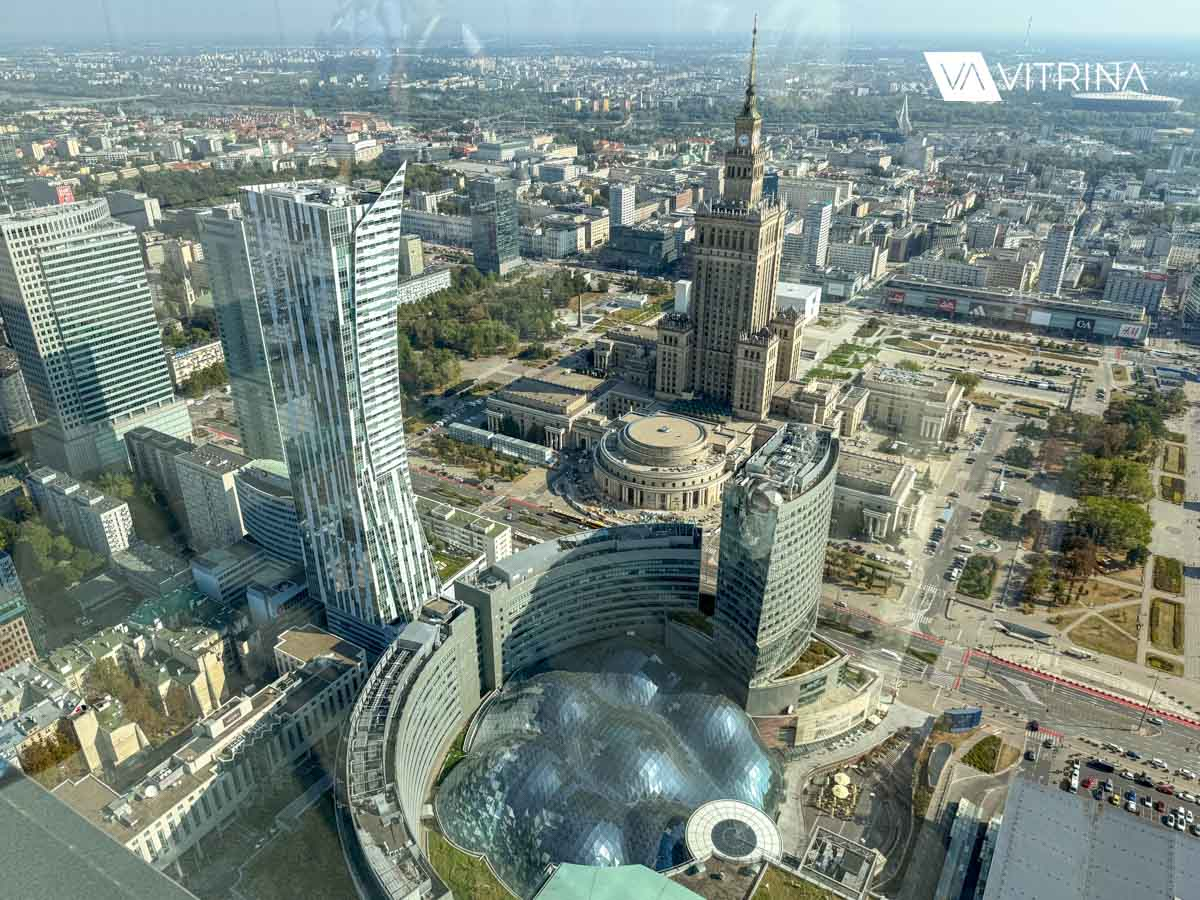 Обзорная площадка на небоскребе Варсо Тавер в Варшаве
