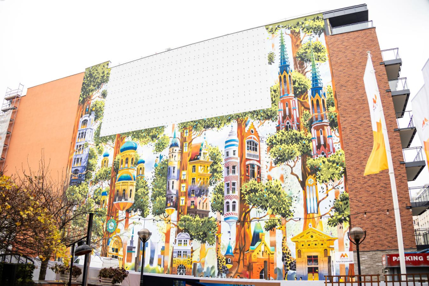 Nowy Mural Tytusa Brzozowskiego na Pradze Północ 2