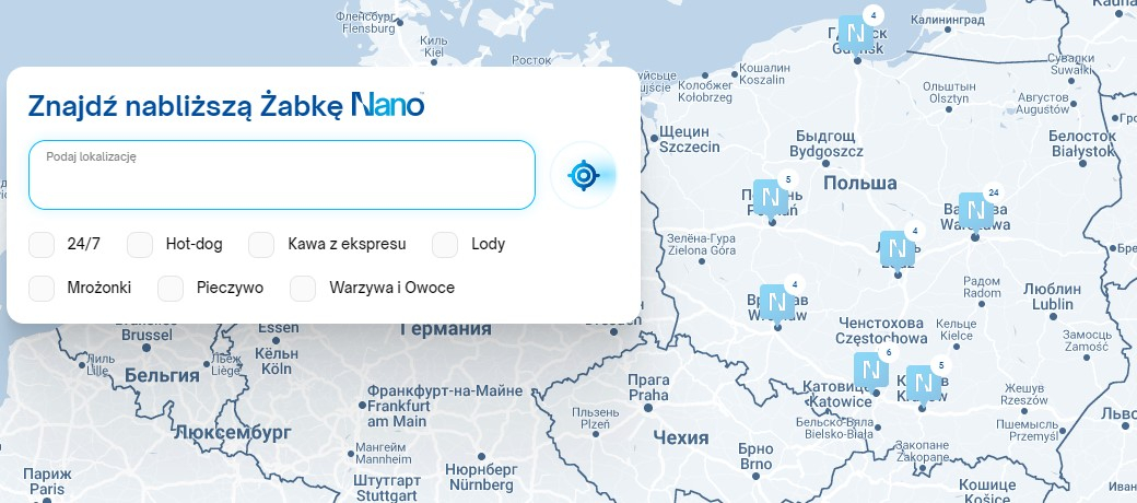 zabka nano karta
