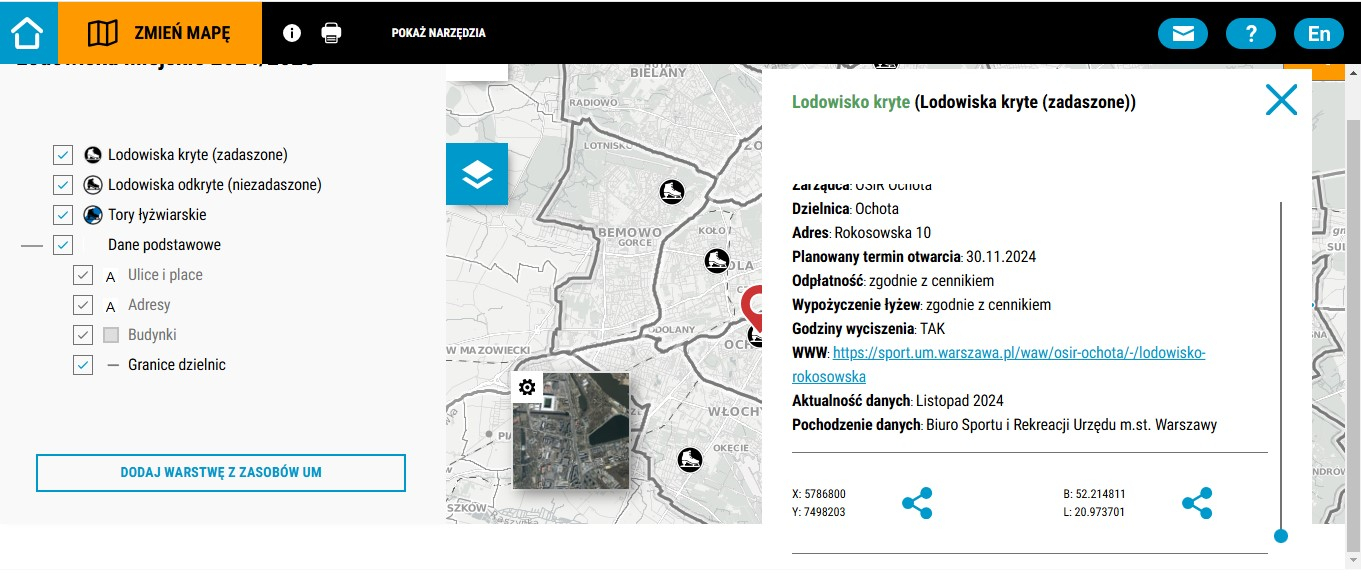 lodowiska mapa 2