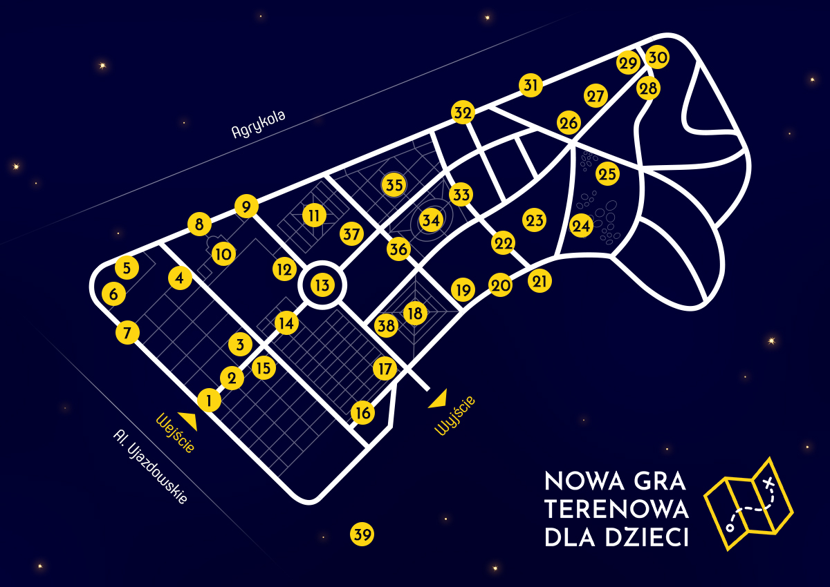 magiczny botanicznymapa ogrodu swiatel 