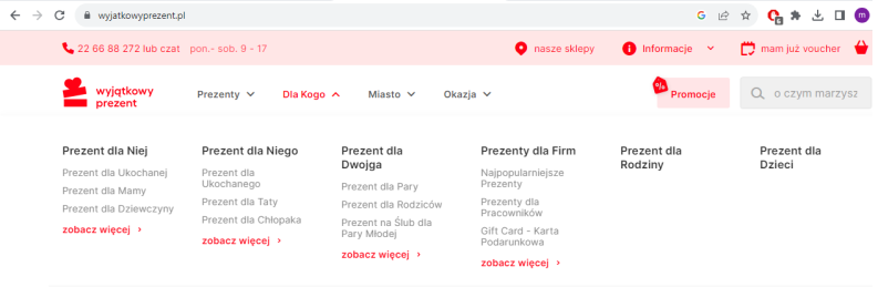 menu okazje