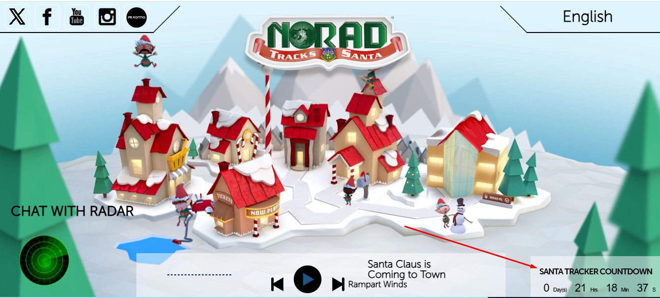 NORAD santa Tracker