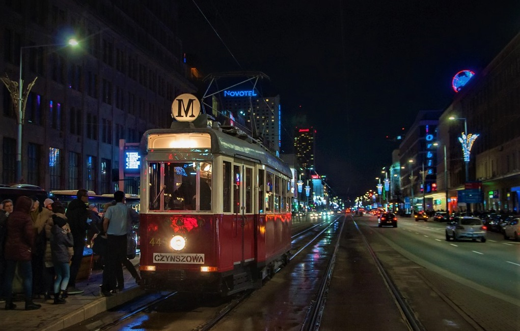 Tramwaj linii M 01 fot. Klub Milosnikow Komunikacji Miejskiej